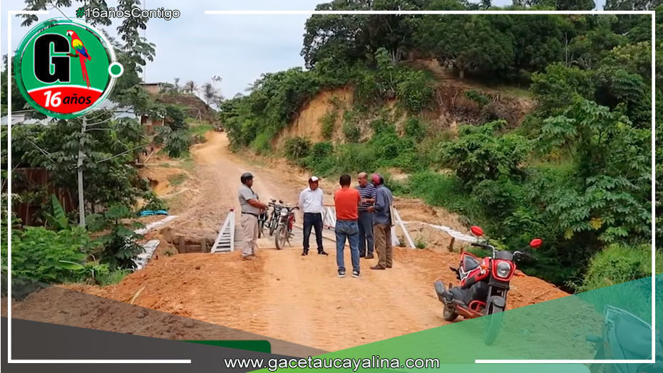 Inspección de Avances en el Puente "Al Fondo Hay Sitio" por la Municipalidad Provincial de Ucayali