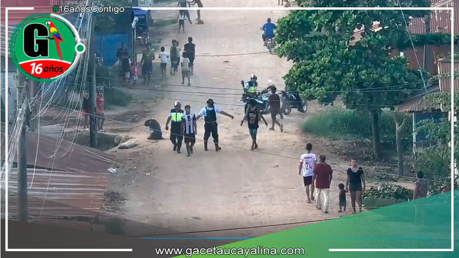 Pandilleros menores de edad fueron intervenidos por serenazgo portillano en barrio la Hoyada