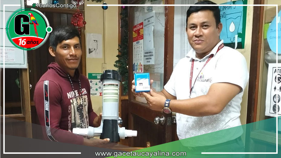 Donación Crucial para la Calidad del Agua en Callería: Alcaldesa Castagne Vásquez Cumple su Compromiso