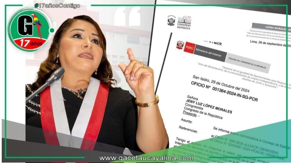 Boluarte convoca a Consejo de Estado tras solicitud de la congresista Jeny López