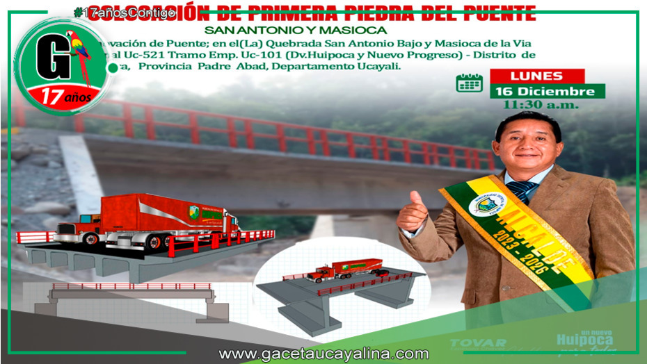  Huipoca inicia renovación de puente clave