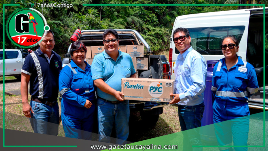  Aguaytía Energy dona panetones para fiestas navideñas