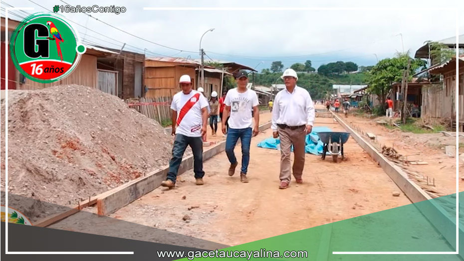 Alcalde de Ucayali, Rodolfo Lovo Tello, Encabeza Inspección de Obras Clave en la Provincia