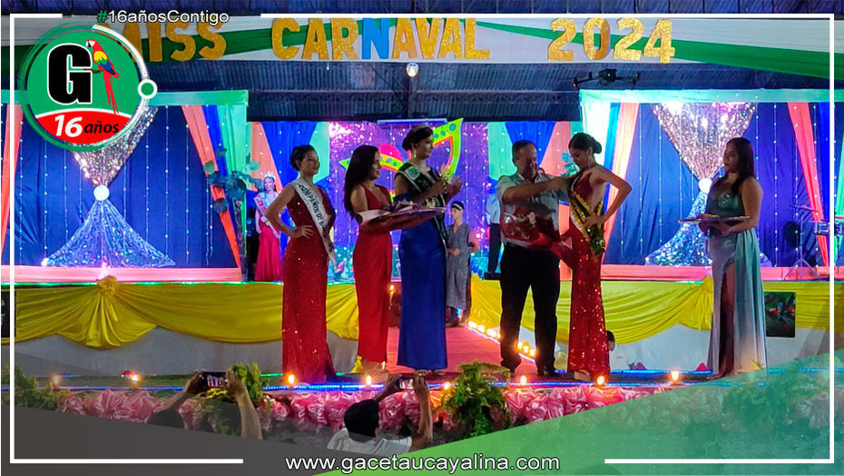 Noelia Morales Vargas, representante de la Gerencia Territorial, se alza como la nueva Reina del Carnaval Atalayino 2024