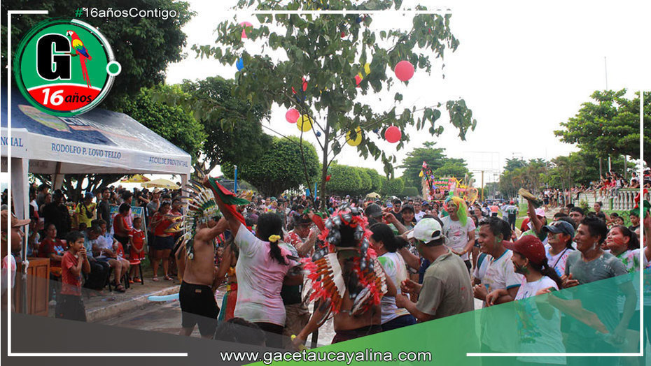 Alcalde Rodolfo Lovo Tello lideró el cierre espectacular de los festejos carnavaleros en Ucayali
