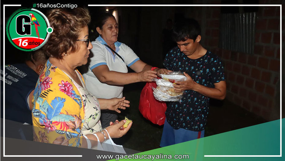 Gesto solidario: Equipo municipal y regidores acompañan a afectados por intensa lluvia en Contamana