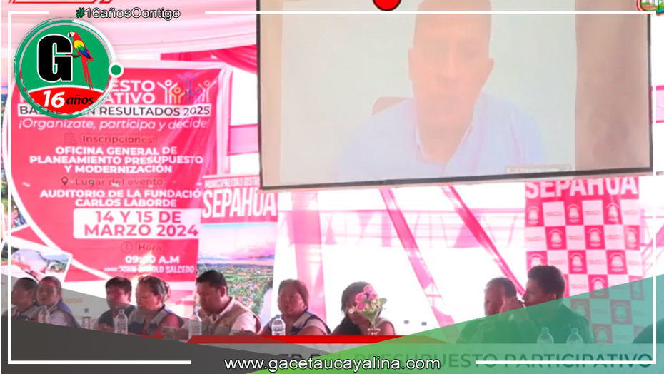 Alcalde John Salcedo Ríos Lanza Taller de Presupuesto Participativo 2025