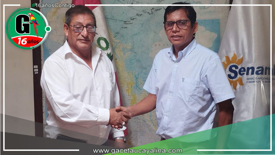 Alcalde Rodolfo Lovo recibe informe de Senamhi sobre alerta hidrológica roja en provincia de Ucayali