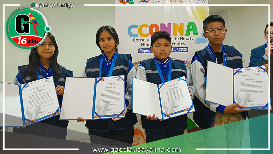 Satipo: Integrantes del CCONNA regional son homenajeados por su labor