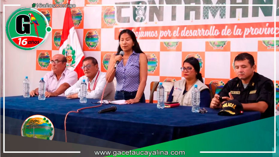 Alcalde de Ucayali y congresista visitan zonas afectadas por creciente del río