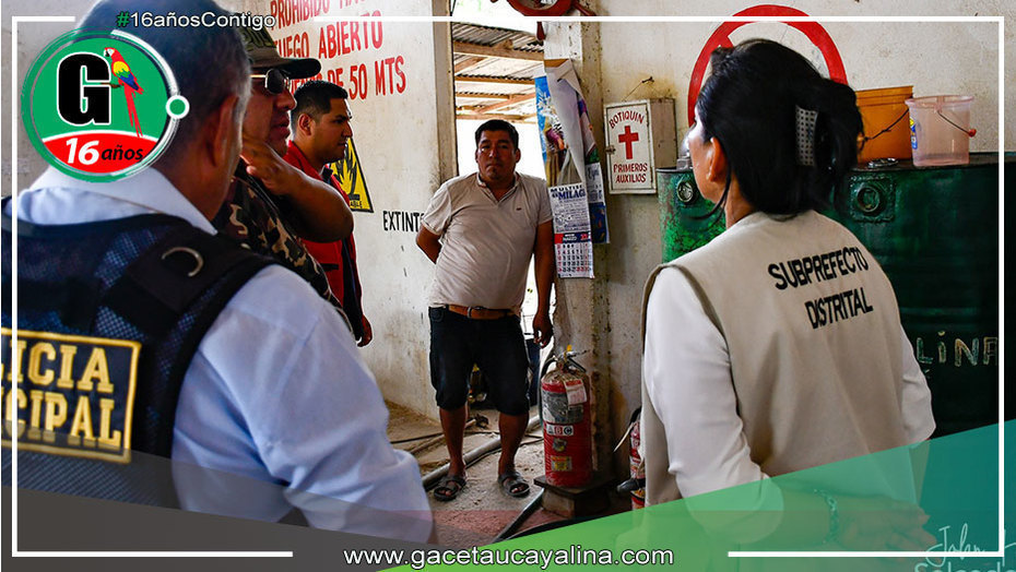 Alcalde distrital Abog. John Salcedo Ríos lidera operativo para garantizar seguridad en la venta de combustible