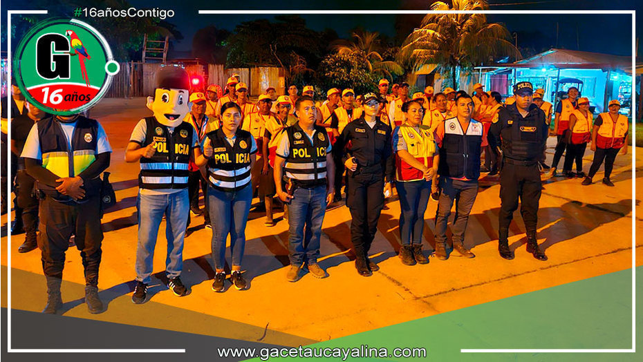 Comisario de Yarinacocha enfatiza apoyo a comuna yarinense para garantizar seguridad ciudadana 