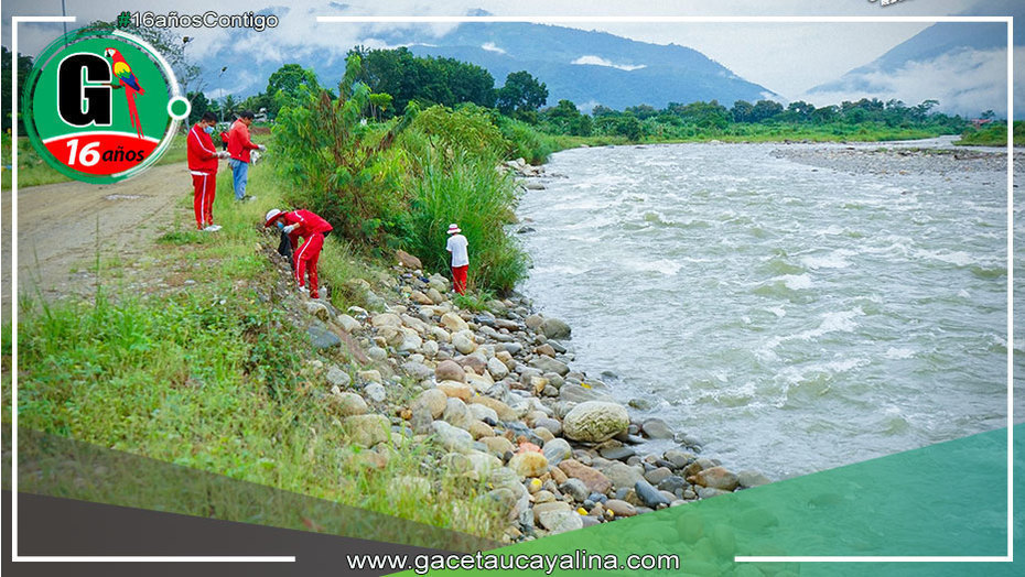 Municipalidad e instituciones Realizan campaña de sensibilización en el río Satipo