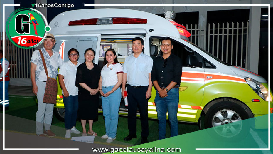 Corea del Sur Entrega Ambulancia de Emergencia a Coronel Portillo en Ceremonia Oficial