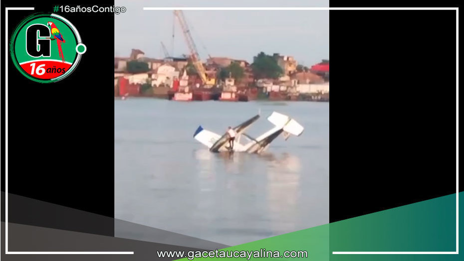 Milagroso Rescate del Piloto de Avioneta Fluvial Tras Choque con Bote en Loreto
