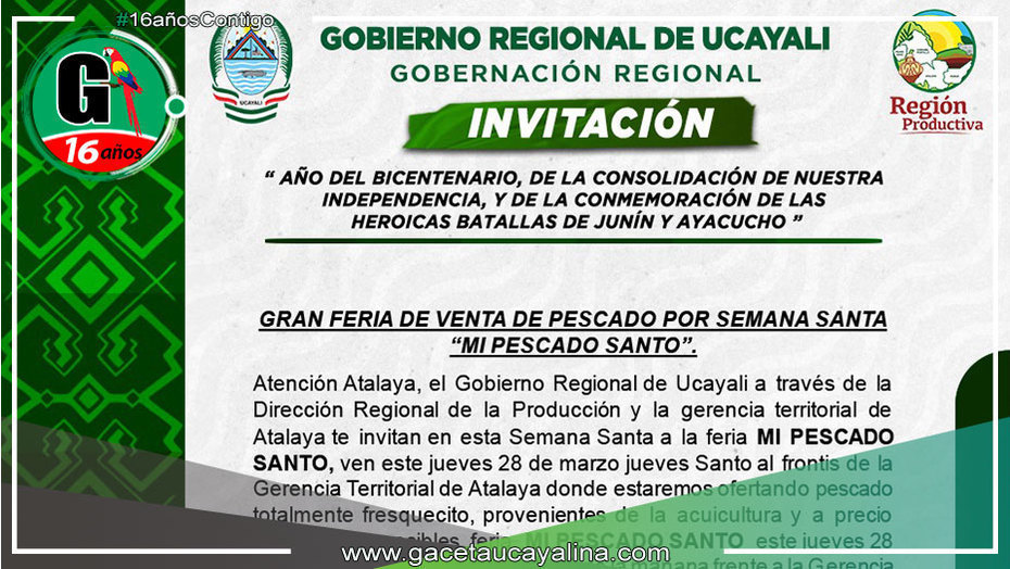 Gran Feria "Mi Pescado Santo" en Atalaya para Semana Santa