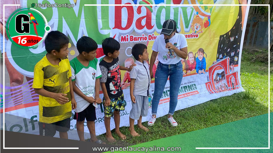 Municipalidad de Ucayali, bajo el liderazgo de Rodolfo Lovo Tello, impulsa el programa "Mi Barrio Divertido y Recreativo"
