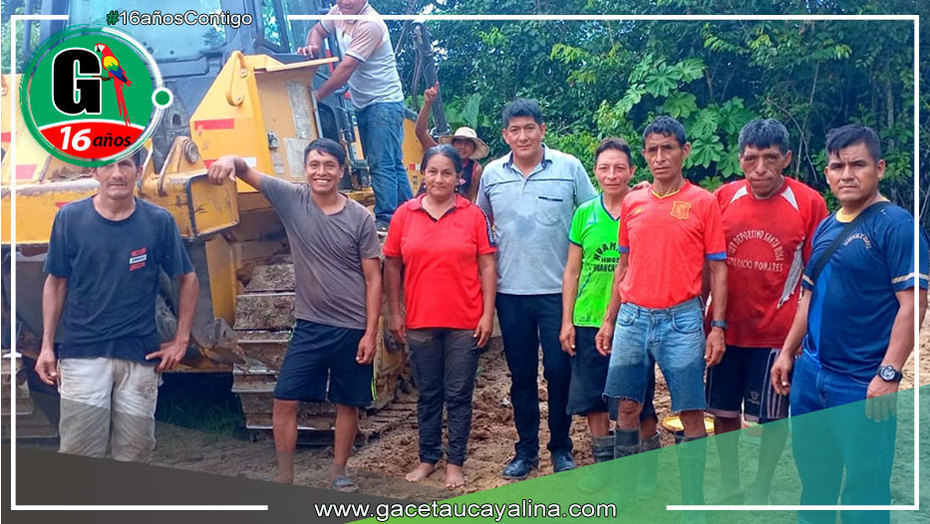 Alcalde de Irazola supervisa trabajos viales en el sector San Lorenzo