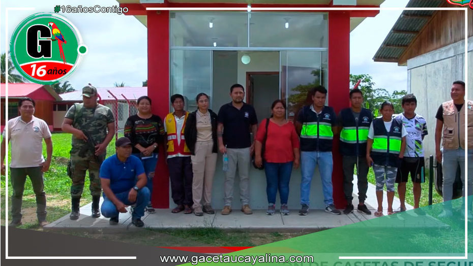 Autoridades de Sepahua supervisan caseta de vigilancia y transporte escolar fluvial
