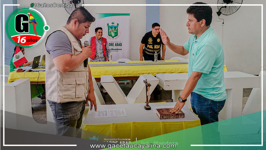 Alcalde Econ. Iván Mendoza juramenta como presidente de la Instancia Provincial de Concertación