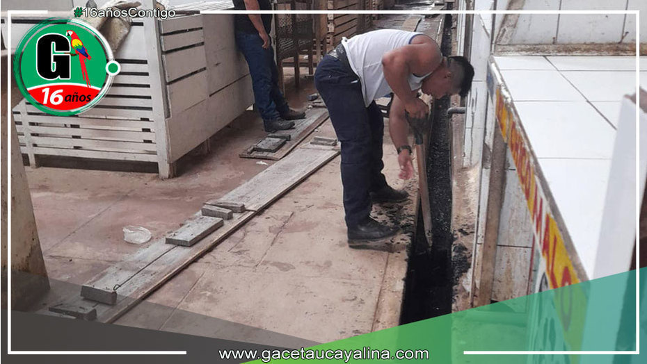Municipalidad de Ucayali realiza importantes mejoras en el mercado Sr. de los Milagros