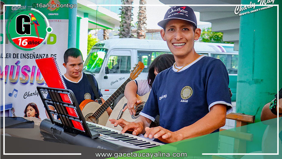 Niños con discapacidad inician talleres de canto y música en Satipo