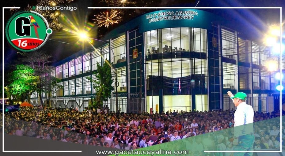  Tras largo años de estar paralizada, inaguran colegio RosaAgustina