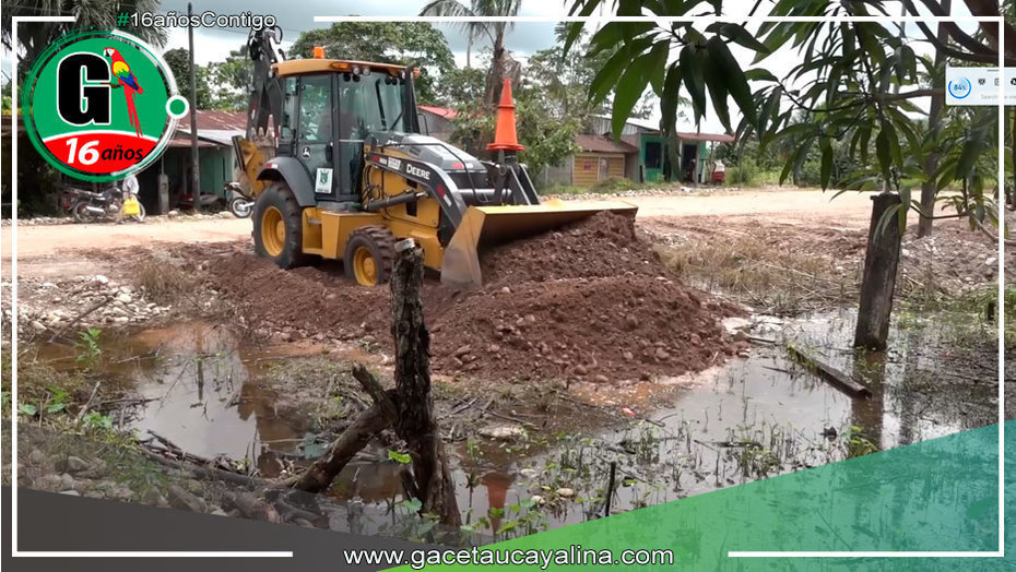 Municipalidad Provincial Realiza Trabajos de Relleno de Terrenos en Juntas Vecinales
