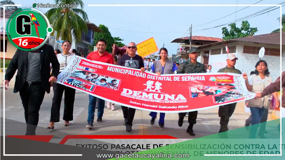 Sepahua Marcha Contra la Trata y Explotación Infantil