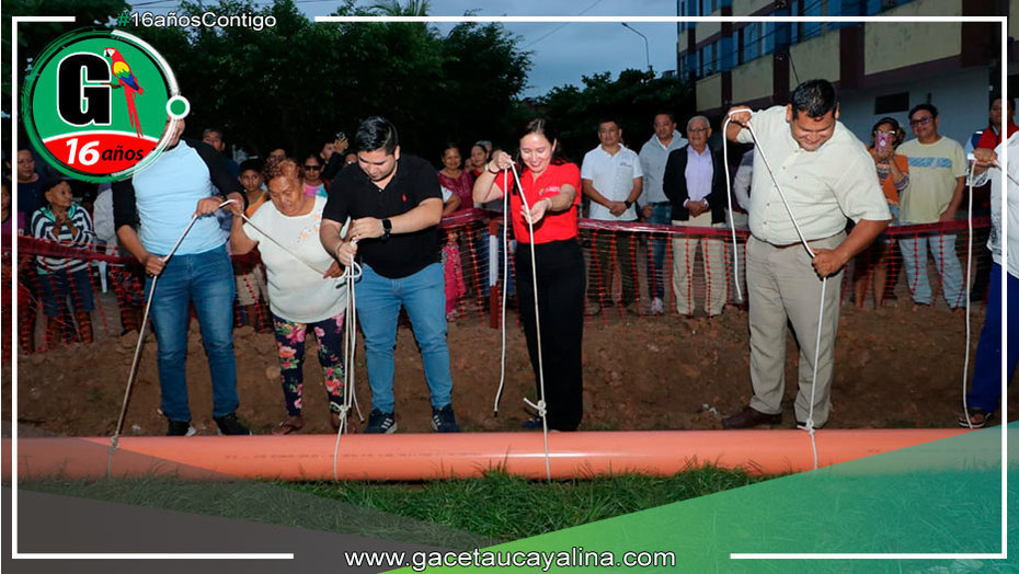 Inicia Obra de Agua y Desagüe en Urbanización Petro Perú en Pucallpa