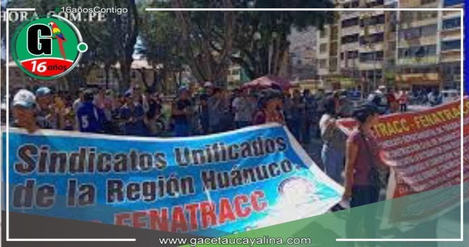 Los trabajadores de construcción civil exigen respeto a sus derechos laborales 