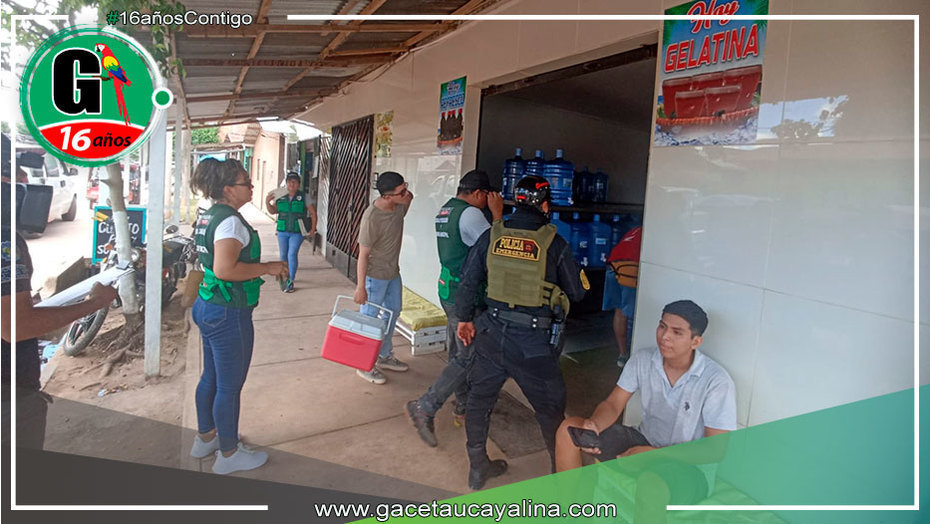 Realizan operativo de salud pública en empresas envasadoras de agua en Calléria 