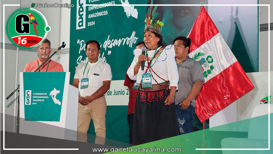 Lideres nativos respaldan a Palmicultora Ocho Sur en el V Congreso Amazónico 2024