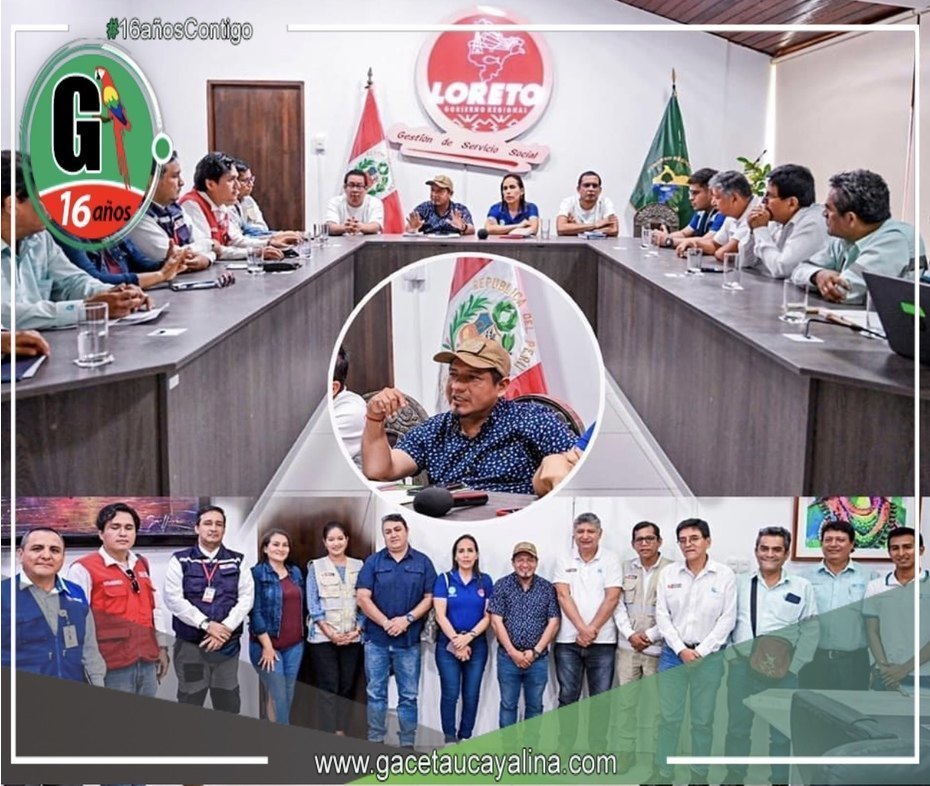 Gobernador René Chávez comprometido con las problemáticas que presenta la región Loreto 