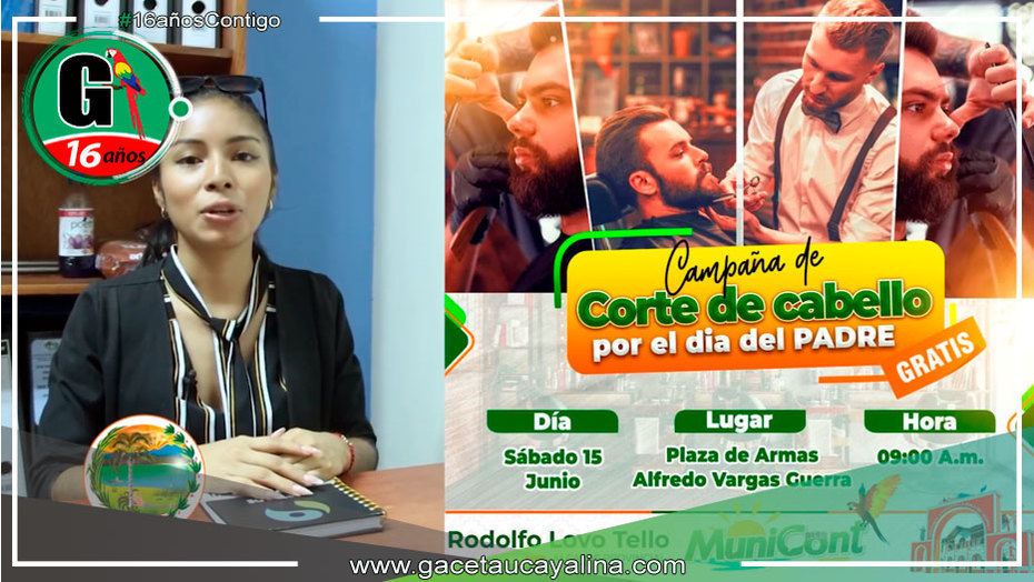 Municipalidad de Ucayali Organiza Campaña de Corte de Cabello Gratuito para Padres