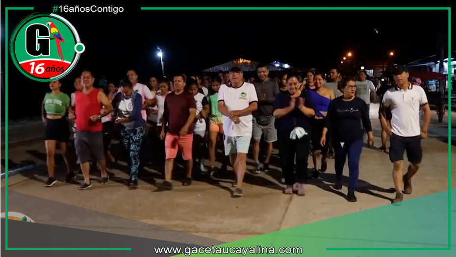 Caminata y danzas típicas marcan el inicio de las "Festividades de San Juan" en Contamana