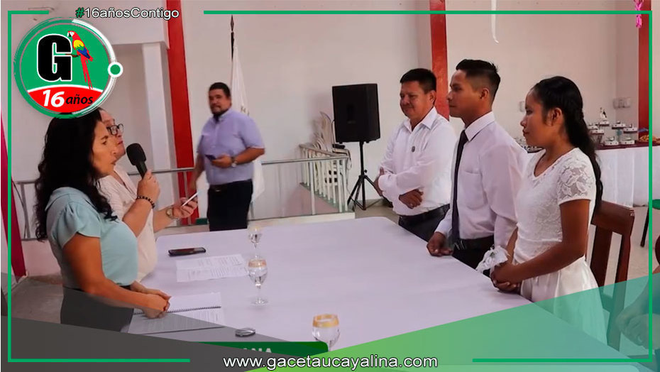 La Municipalidad Provincial de Ucayali une a nuevas familias en una emotiva ceremonia
