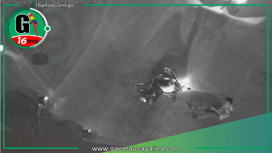 Otro accidente en el centro de la ciudad deja a un motociclista herido en Pucallpa