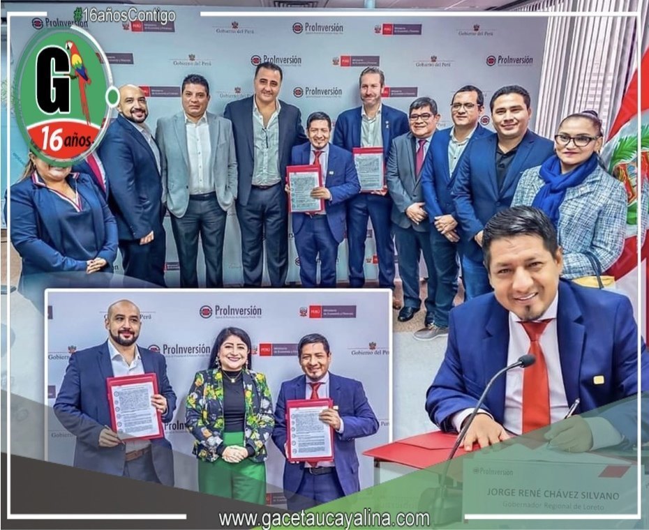 Gobierno de Loreto firma convenio 