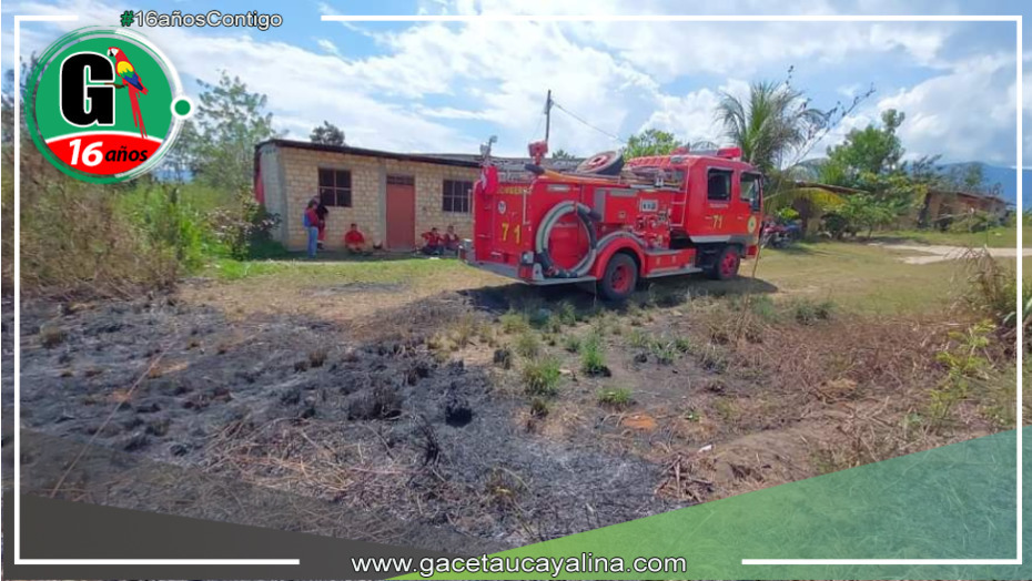 Bomberos de Tarapoto atienden más de 20 incendios estructurales al mes