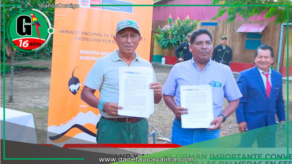 Parque Nacional Alto Purús y APASHS firman acuerdo para conservación y uso sostenible de bosques