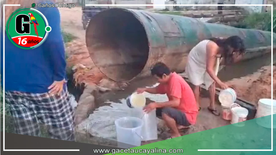 Pobladores de San Juan Bautista enfrentan crisis sanitaria por tubería rota