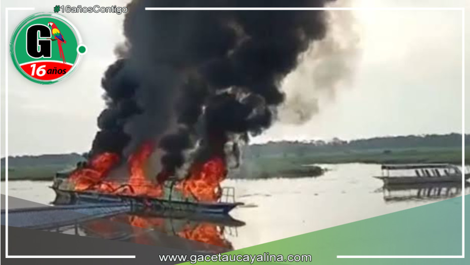 Pasajeros exigen mayor fiscalización en Loreto tras incendio de embarcación fluvial