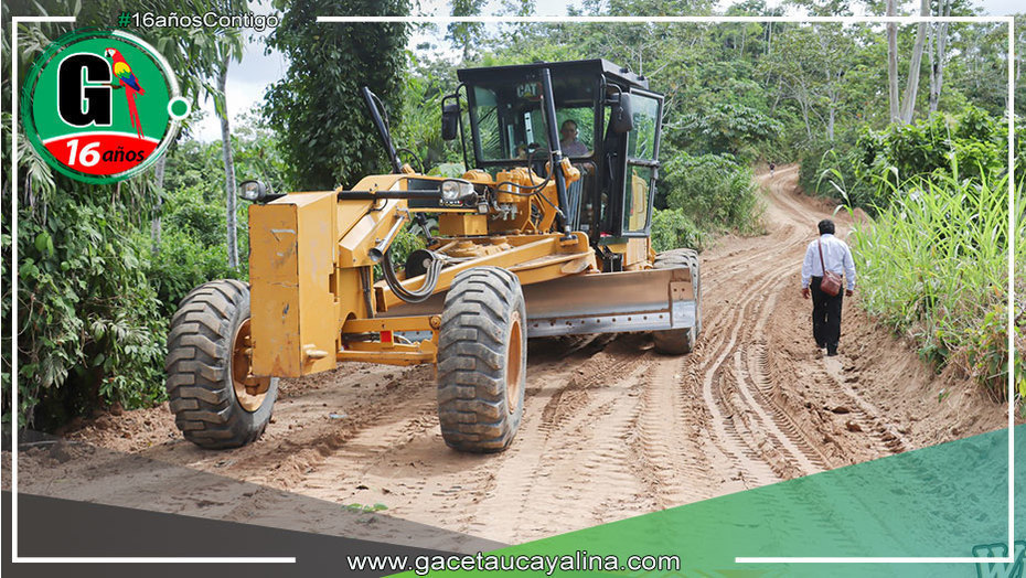 Municipio de Irazola avanza en el mejoramiento de trocha carrozable El Porvenir-Nuevo Amanecer