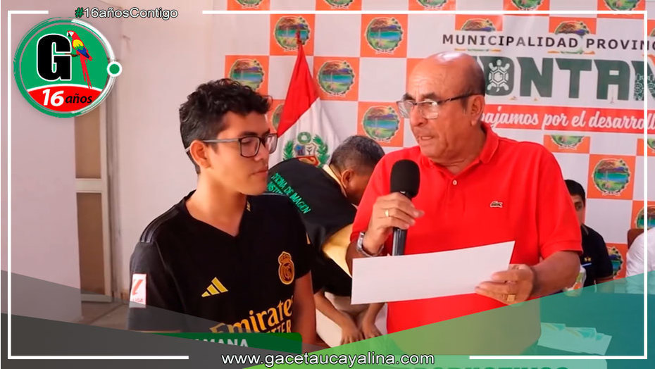 Municipalidad de Ucayali Clausura la Primera Etapa del Programa Jóvenes Productivos