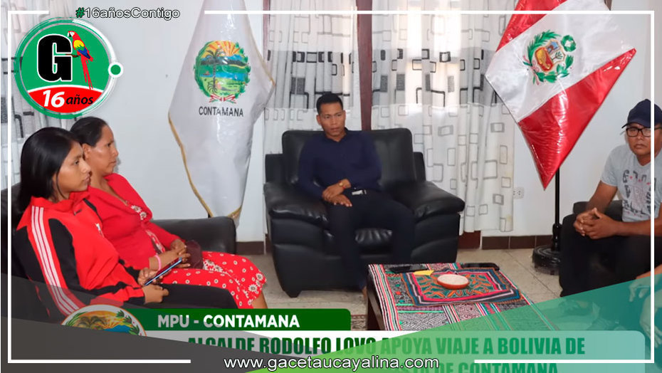 Alcalde de Ucayali apoya viaje de atleta a campeonato internacional