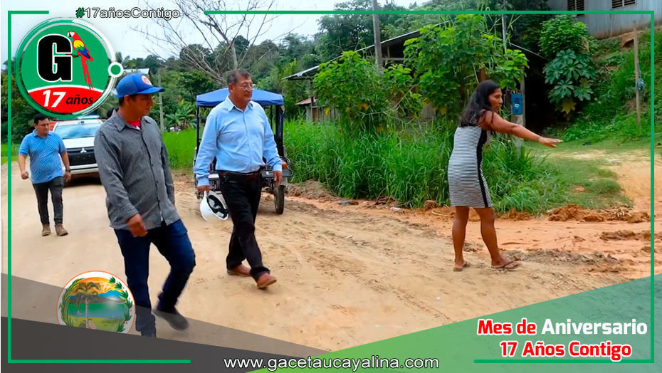 Alcalde Rodolfo Lovo Tello supervisa avances de obras y refacciones en Contamana