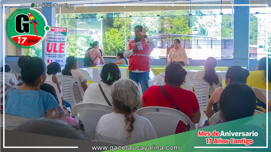 Reunión informativa para el acceso a beneficios del Programa Juntos en Padre Abad
