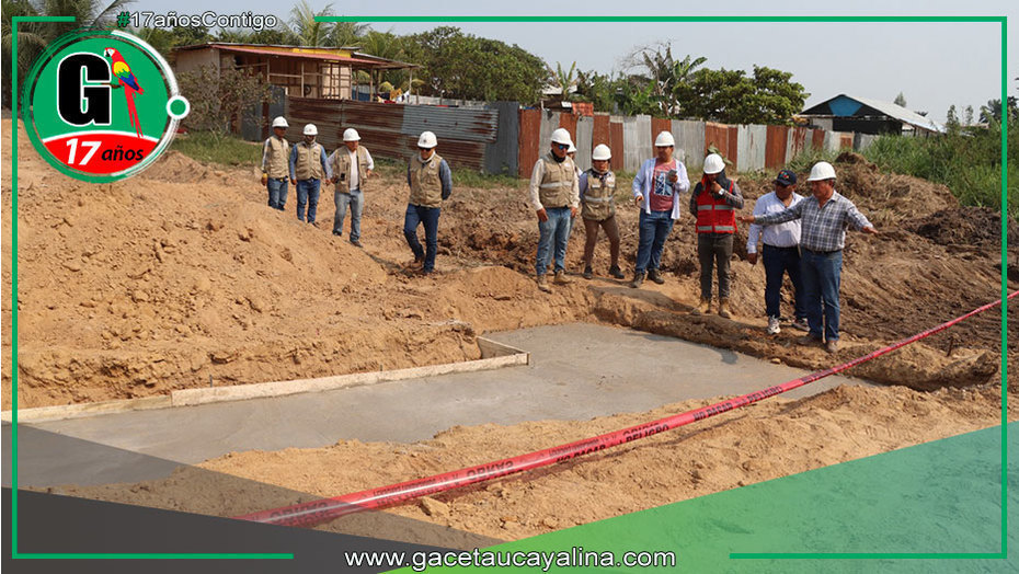 Municipalidad de Yarinacocha realizó constatación de inicio de obra 