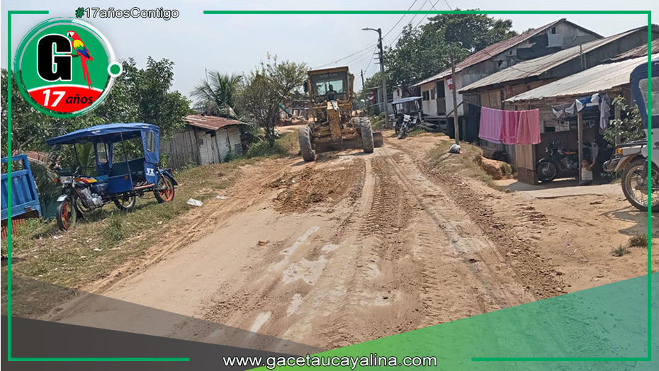 Municipalidad de Ucayali Realiza Mantenimiento de Vías en Contamana